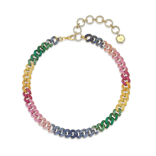 Arion Rainbow Medium Link Necklace
