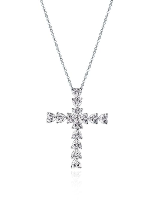 Ishtar heart cross necklace