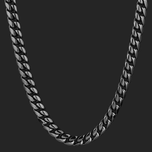 Kaiyan 10mm black cuban link chain